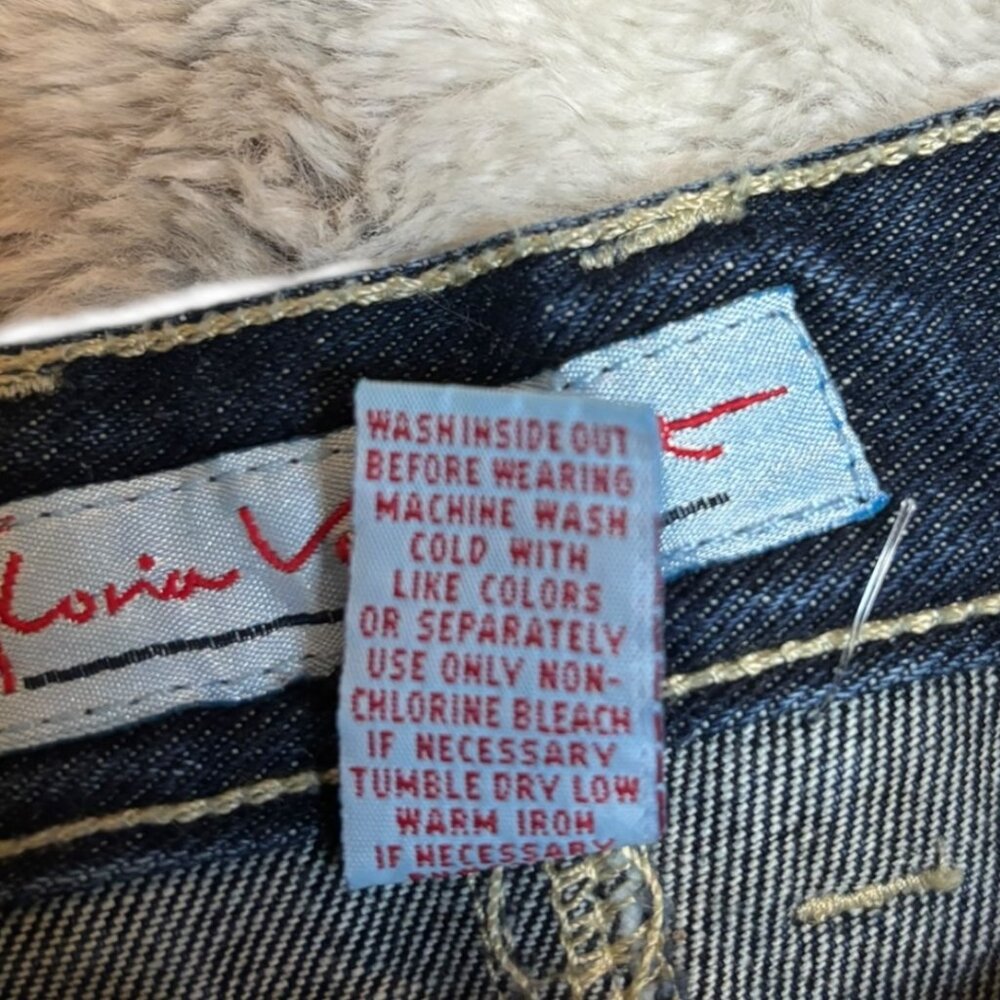 Retro Gloria Vanderbilt Rhinestone Pocket Tapered Mom Jeans - Picture 7 of 11